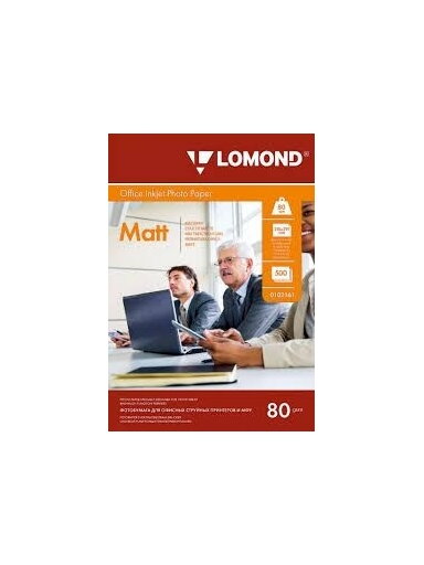 Fotopopierius Lomond Photo Inkjet Paper Matinis 85 g/m2 A4, 500 lapų, dvipusis