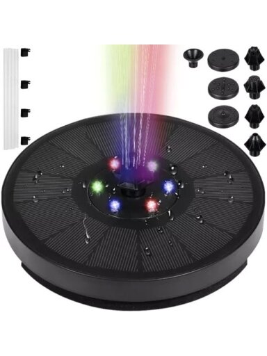 Gardlov 23227 LED saulės sodo fontanas Gardlov 23227 LED saulės sodo fontanas