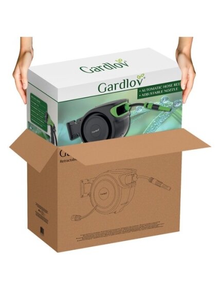 Gardlov 25509 automatinė sodo žarnos ritė 16