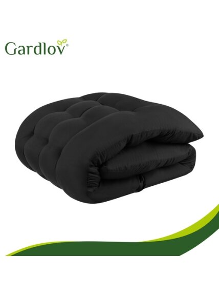 Gardlov juoda dygsniuota sodo gulto pagalvėlė 5