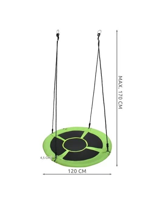 Gandralizdžio sūpynės 120cm zie-car 23515 2 Gandralizdžio sūpynės 120cm zie-car 23515 2
