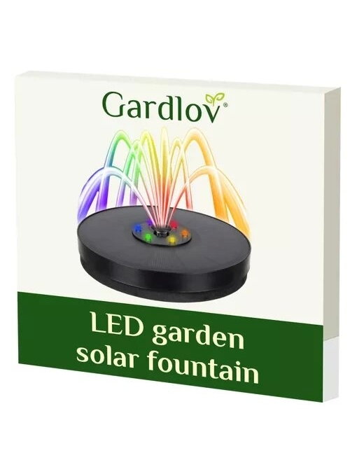 Gardlov 23227 LED saulės sodo fontanas 1 Gardlov 23227 LED saulės sodo fontanas 1