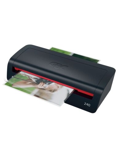 GBC 240 Home Office Laminavimo aparatas A4, 400 mm/min, Juoda/Raudona