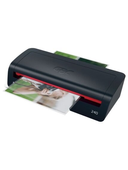 GBC 240 Home Office Laminavimo aparatas A4, 400 mm/min, Juoda/Raudona GBC 240 Home Office Laminavimo aparatas A4, 400 mm/min, Juoda/Raudona