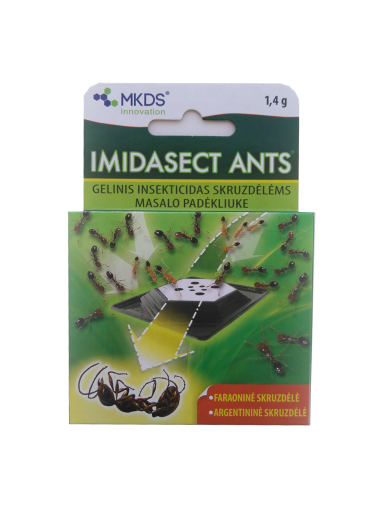Gelinis insekticidas masalo padėkliuke skruzdėlėms naikinti Imidasect Ants, 1,4 g Gelinis insekticidas masalo padėkliuke skruzdėlėms naikinti Imidasect Ants, 1,4 g
