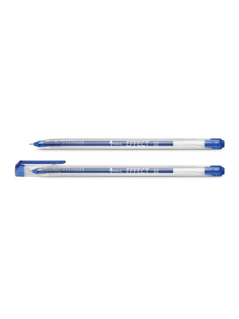 Gelinis rašiklis Effect Forpus, 0.5 mm, mėlynas Gelinis rašiklis Effect Forpus, 0.5 mm, mėlynas