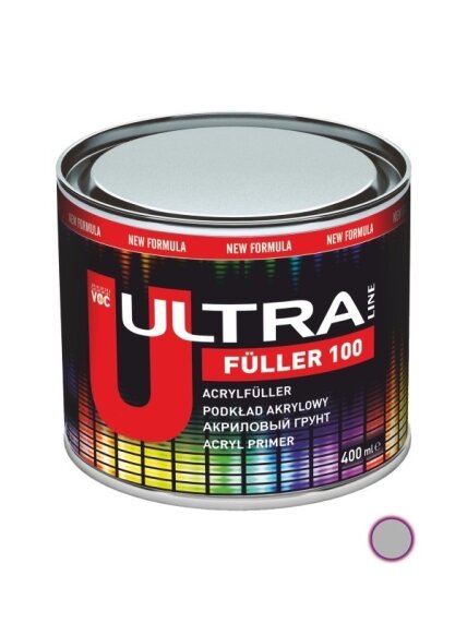 Gruntas FÜLLER 100 pilkas 0.4L Gruntas FÜLLER 100 pilkas 0.4L