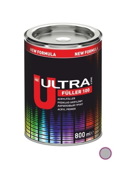 Gruntas FÜLLER 100 pilkas 0.8L Gruntas FÜLLER 100 pilkas 0.8L