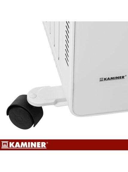 Elektrinis alyvinis šildytuvas – baltas „Kaminer Arvell“ 10 Elektrinis alyvinis šildytuvas – baltas „Kaminer Arvell“ 10