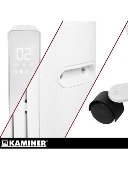 Elektrinis alyvinis šildytuvas – baltas „Kaminer Arvell“ 30 Elektrinis alyvinis šildytuvas – baltas „Kaminer Arvell“ 30