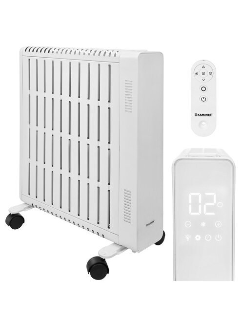 Elektrinis alyvinis šildytuvas – baltas „Kaminer Arvell“ 31 Elektrinis alyvinis šildytuvas – baltas „Kaminer Arvell“ 31