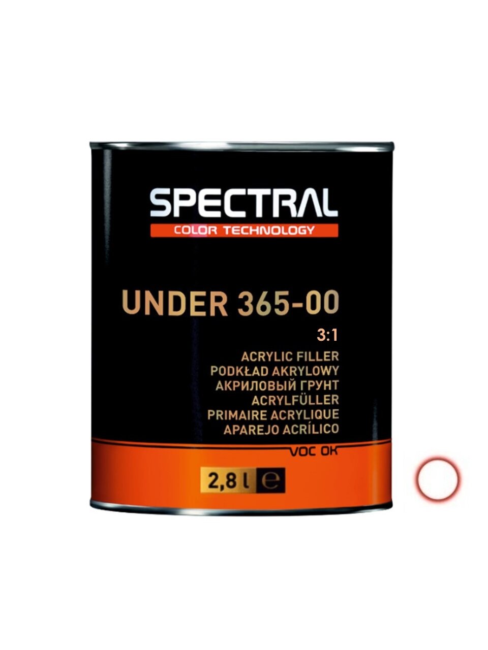 Gruntas UNDER 365-00 3:1 P1 2.8L baltas Gruntas UNDER 365-00 3:1 P1 2.8L baltas