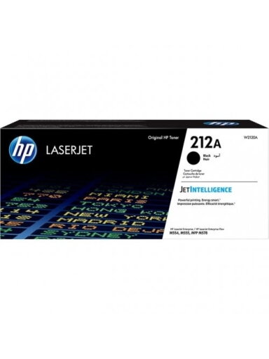 Hewlett-Packard 212A W2120A, juoda kasetė