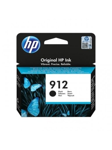Hewlett-Packard 912 (3YL80AE), juoda kasetė
