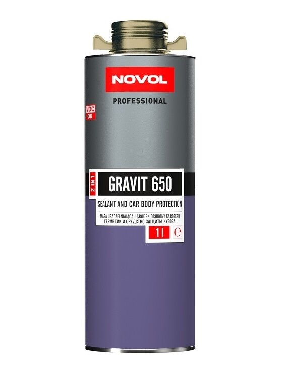 Hermetikas-apsauginė danga GRAVIT 650 gelsvas 1 l
