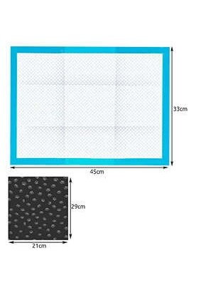 Higieninis sugeriantis įklotas 45x33cm - 100 vnt. + maišeliai 3