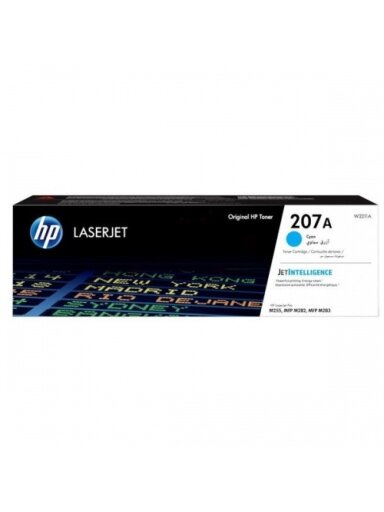 HP 207A (W2211A), žydra kasetė
