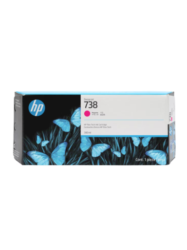 HP 738 (676M7A) Rašalinė kasetė, Purpurinė