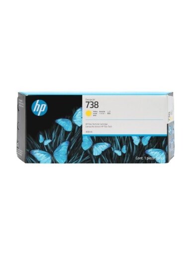 HP 738 (676M8A) Rašalinė kasetė, Geltona