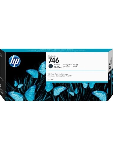 HP 746 (P2V83A) Rašalinė kasetė, Matinė juoda
