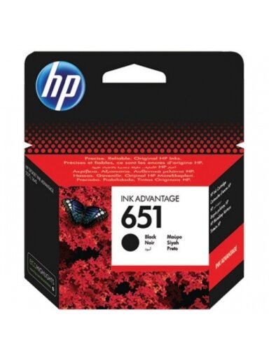 HP No.651 (C2P10AE), juoda kasetė