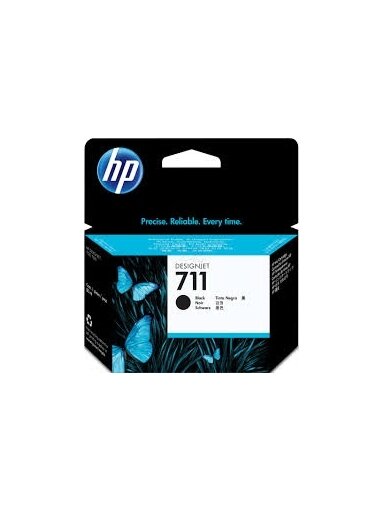 HP No.711 (CZ133A) Rašalinė kasetė, Juoda