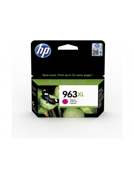 HP (3JA28AE, 963XL), purpurinė kasetė HP (3JA28AE, 963XL), purpurinė kasetė