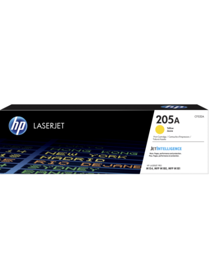 HP No.205A (CF532A), geltona kasetė HP No.205A (CF532A), geltona kasetė