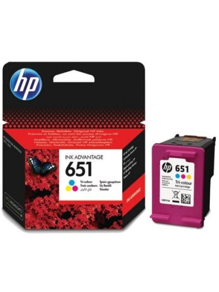 HP No.651 (C2P11AE), trispalvė kasetė HP No.651 (C2P11AE), trispalvė kasetė