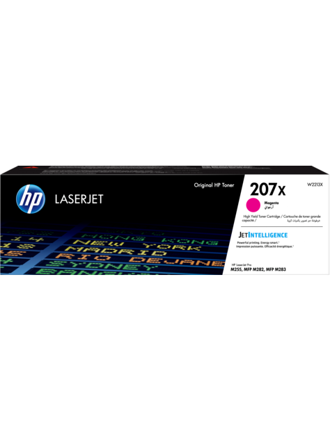HP 207X (W2213X) Lazerinė kasetė, Purpurinė HP 207X (W2213X) Lazerinė kasetė, Purpurinė