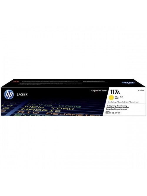 HP 117A (W2072A) Lazerinė kasetė, Geltona HP 117A (W2072A) Lazerinė kasetė, Geltona