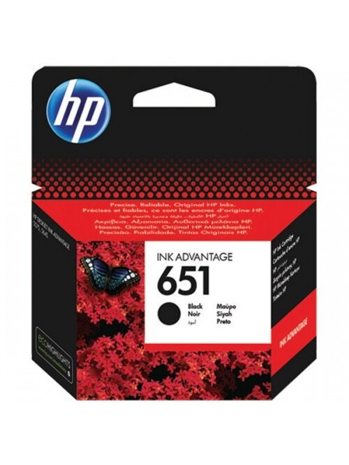 HP No.651 (C2P10AE), juoda kasetė HP No.651 (C2P10AE), juoda kasetė