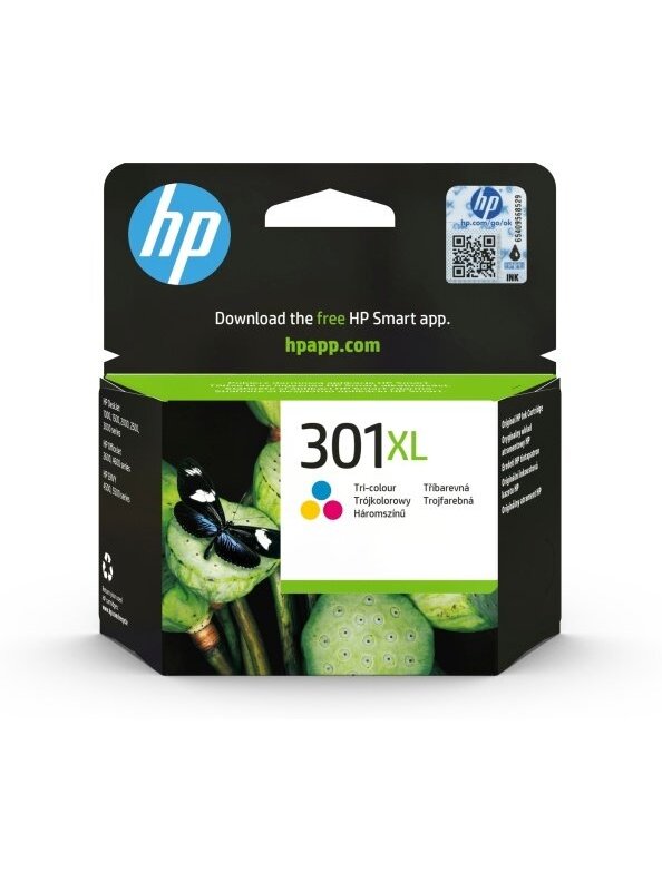 HP 301XL Tri-color (CH564EE) Rašalinė kasetė, CMY HP 301XL Tri-color (CH564EE) Rašalinė kasetė, CMY