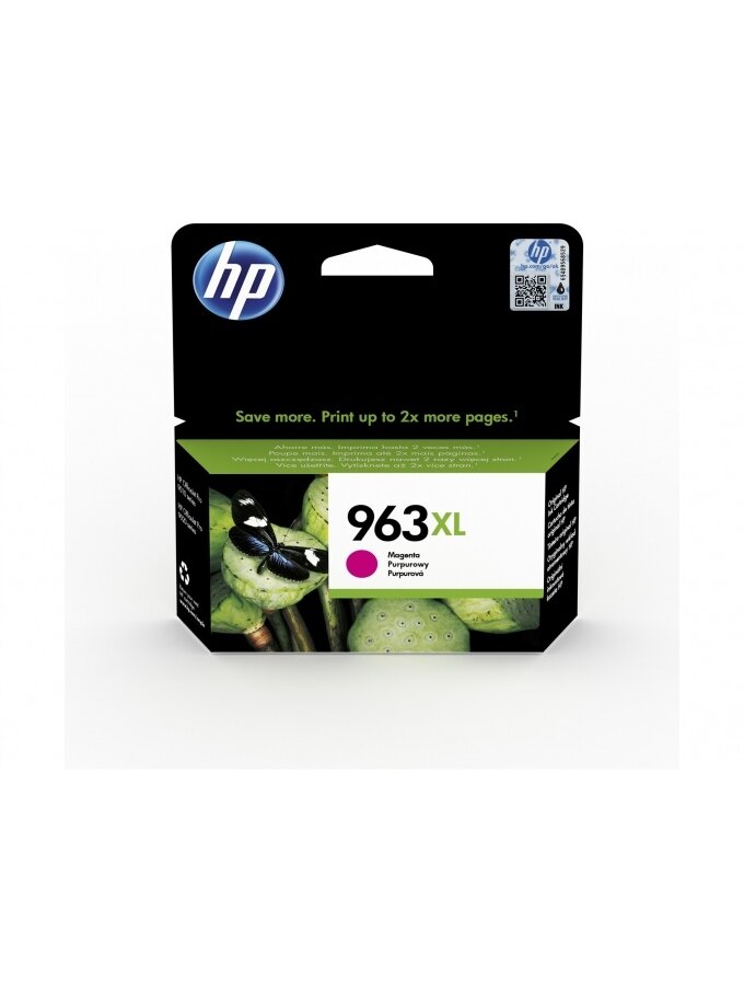 HP (3JA28AE, 963XL), purpurinė kasetė HP (3JA28AE, 963XL), purpurinė kasetė