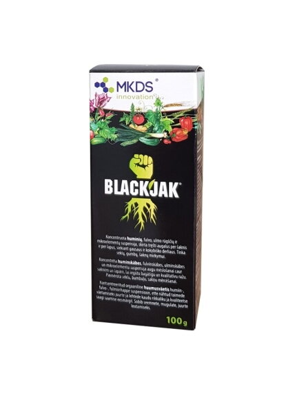 Huminės rūgštys įsišaknijimui BLACKJAK, 100 ml Huminės rūgštys įsišaknijimui BLACKJAK, 100 ml
