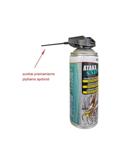 Insekticidas skraidantiems ir ropojantiems vabzdžiams Ataka SNIPER, 400 ml Insekticidas skraidantiems ir ropojantiems vabzdžiams Ataka SNIPER, 400 ml