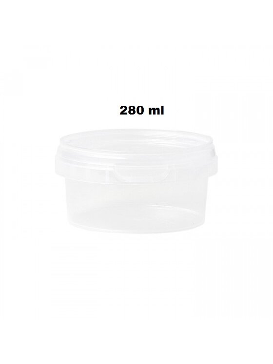 Indas 280ml su dangteliu (432 vnt. komplektas)