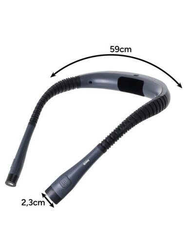 Izoxis 25675 LED kaklo skaitymo lempa