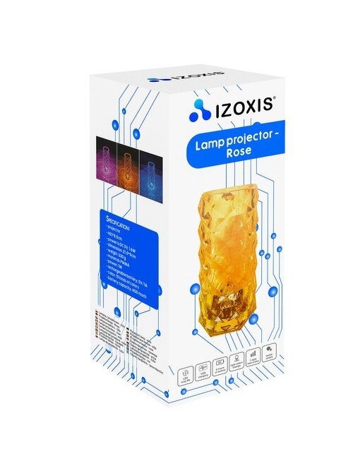 Izoxis 22518 rožių projektoriaus lempa 1 Izoxis 22518 rožių projektoriaus lempa 1