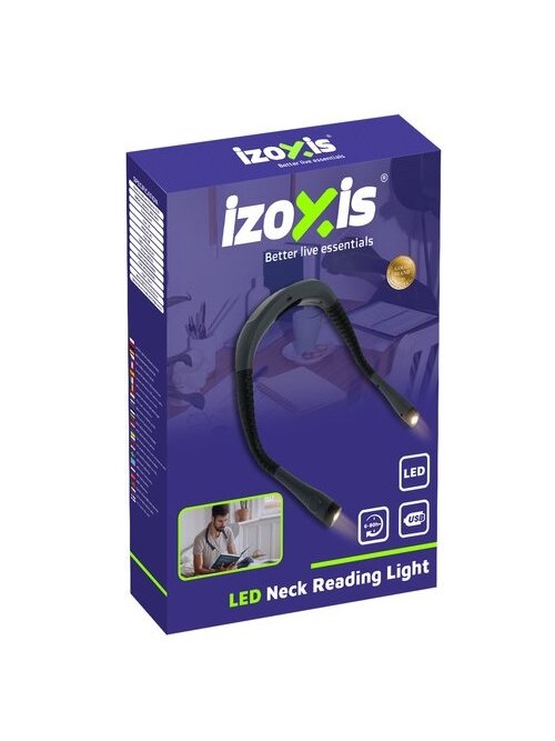 Izoxis 25675 LED kaklo skaitymo lempa 2 Izoxis 25675 LED kaklo skaitymo lempa 2