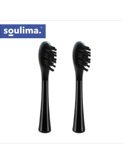Juodos dantų šepetėlio galvutės, 2 vnt., Soulima 26932 9