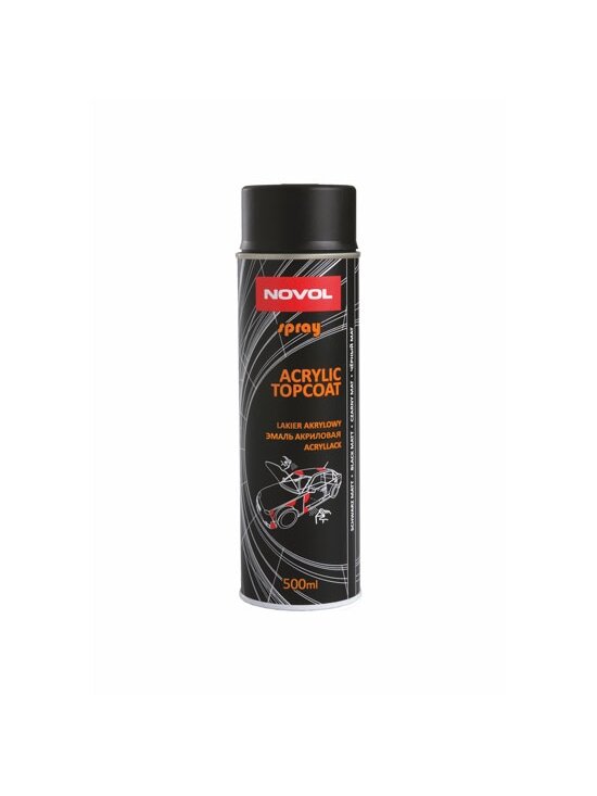 Juodi matiniai dažai BLACK MAT aerozoliniai 500ml