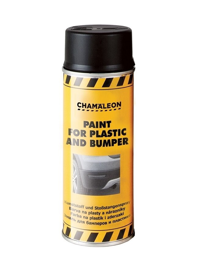 Juodi dažai plastikui ir bamperiui aerozoliniai 0.4L CHAMAELEON