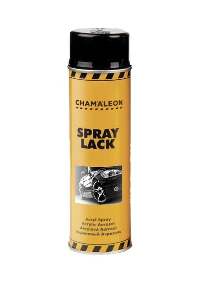 Juodi blizgūs dažai aerozoliniai 0.5L CHAMAELEON Juodi blizgūs dažai aerozoliniai 0.5L CHAMAELEON