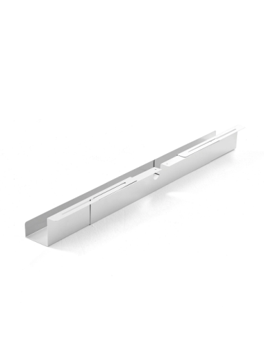 Kabelių valdymo dėklas, reguliuojamas 920-1500x120x115mm, Balta