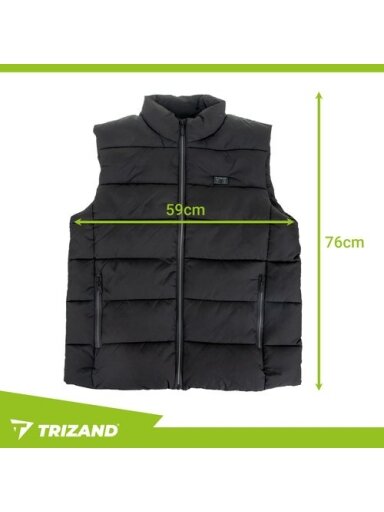Trizand 26541 šildoma liemenė su USB, L dydžio