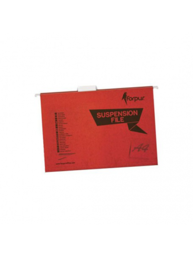 Kartotekinis vokas Forpus, A4, raudonas  0829-001
