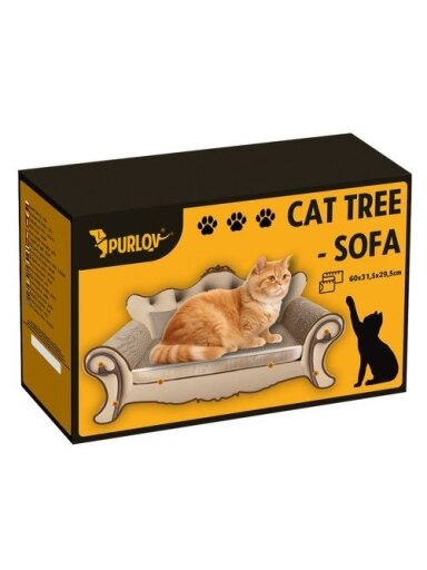 Katės draskymas - sofa Purlov 24285