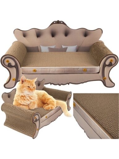 Katės draskymas - sofa Purlov 24285