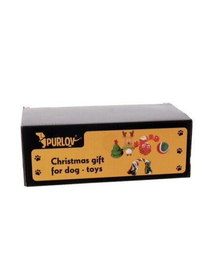 Kalėdinė dovana šuniui - Purlov 22637 žaislai 1 Kalėdinė dovana šuniui - Purlov 22637 žaislai 1